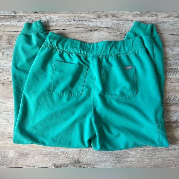 Figs Zamora Surgical Green Joggers Scrubs Size XL - Picture 5 of 5